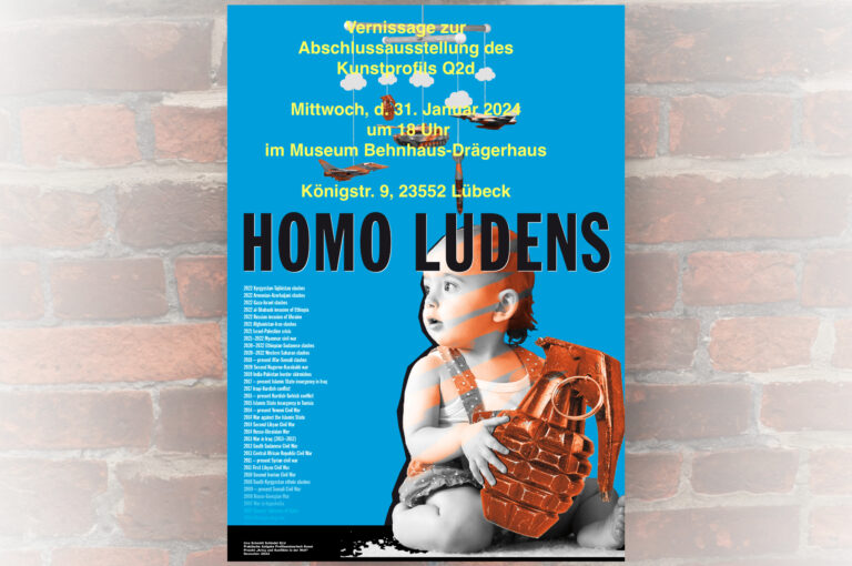 "Homo Ludens" - Vernissage zur Abschlussausstellung des Kunstprofils Q2d