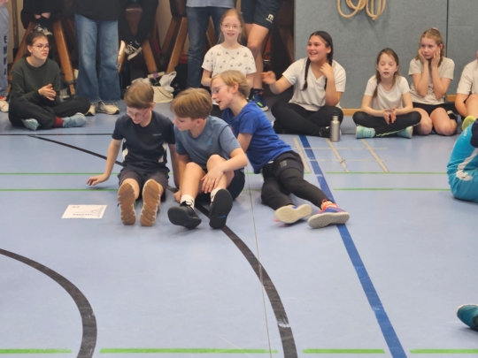 Sport- und Spieletag Völkerball Klasse 5