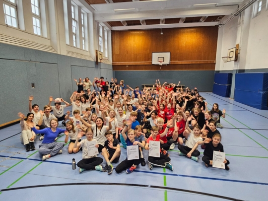 Sport- und Spieletag Völkerball Klasse 5