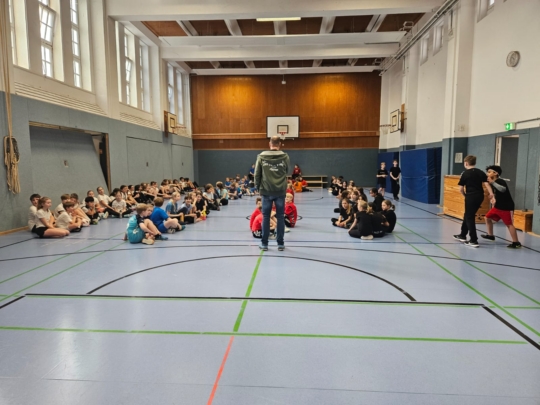 Sport- und Spieletag Völkerball Klasse 5