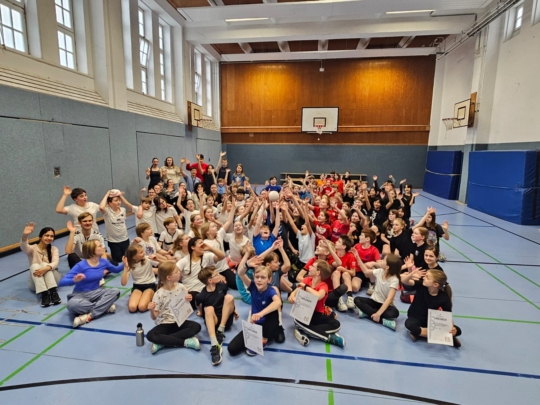 Sport- und Spieletag Völkerball Klasse 5