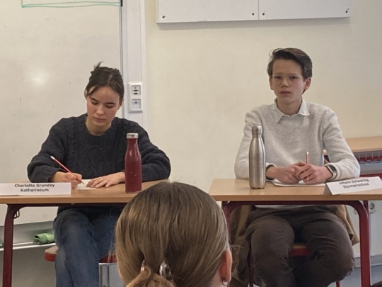 Jugend debattiert Regionalwettbewerb 2024