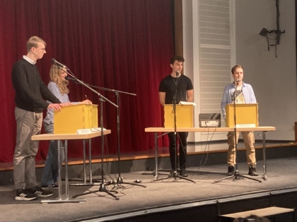 Jugend debattiert Regionalwettbewerb 2024