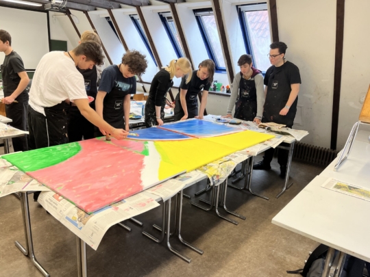 Neue Farben für das Lehrerzimmer