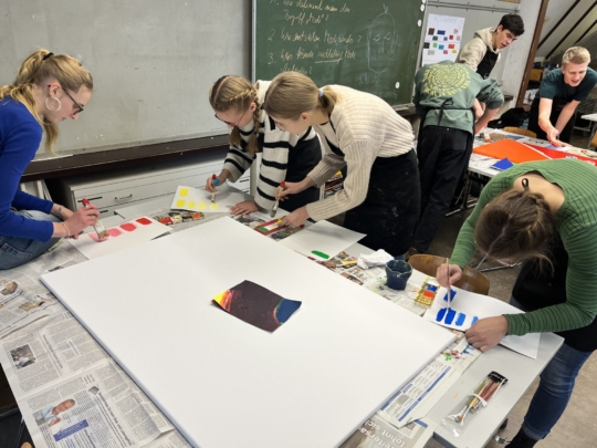 Neue Farben für das Lehrerzimmer