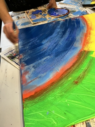 Neue Farben für das Lehrerzimmer