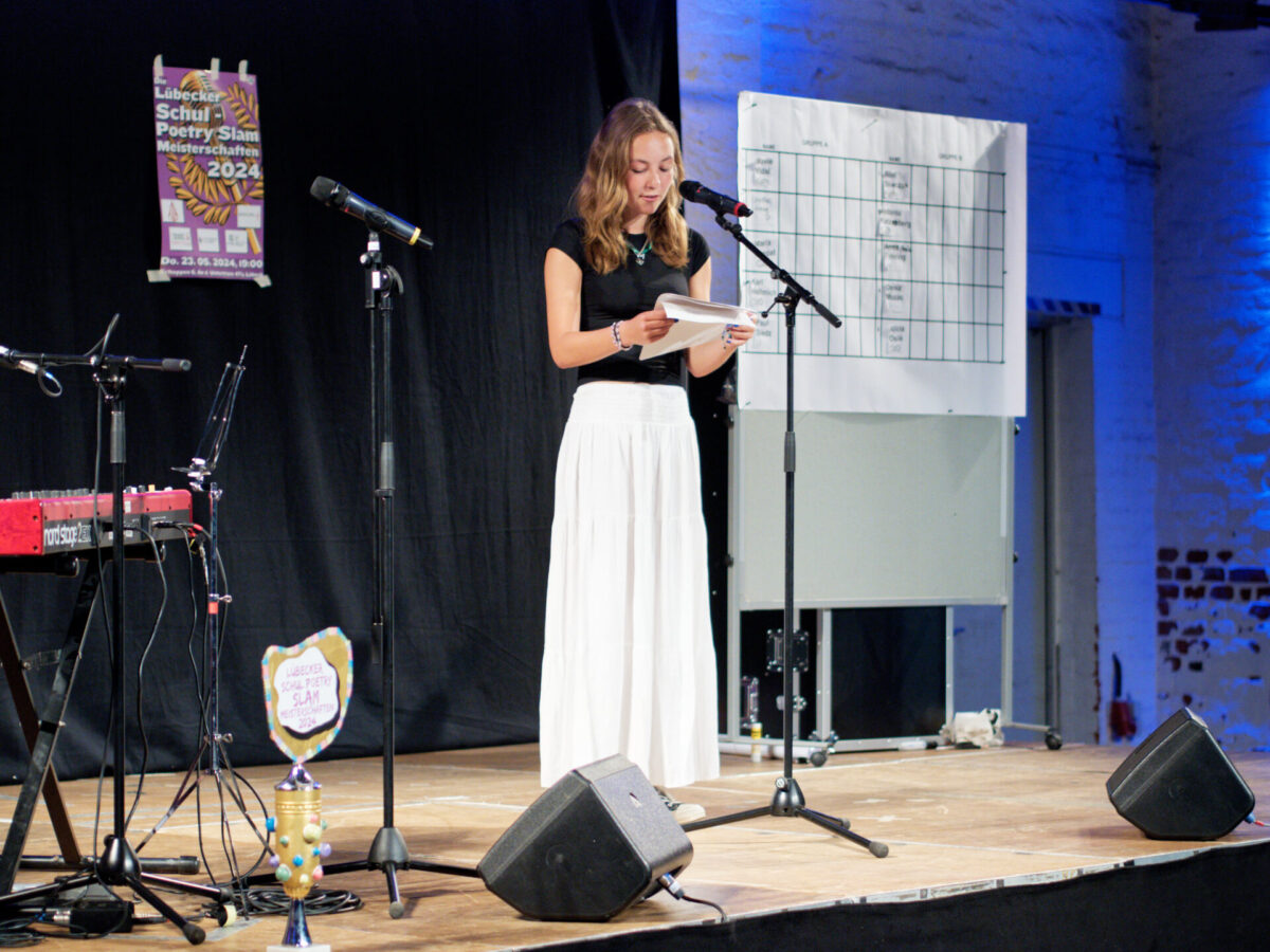 Poetry Slam der Lübeck Schulen