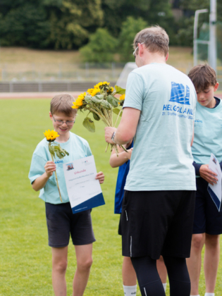 Ehrung der Helgolandstaffel