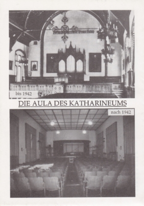 Aula vor und nach 1942