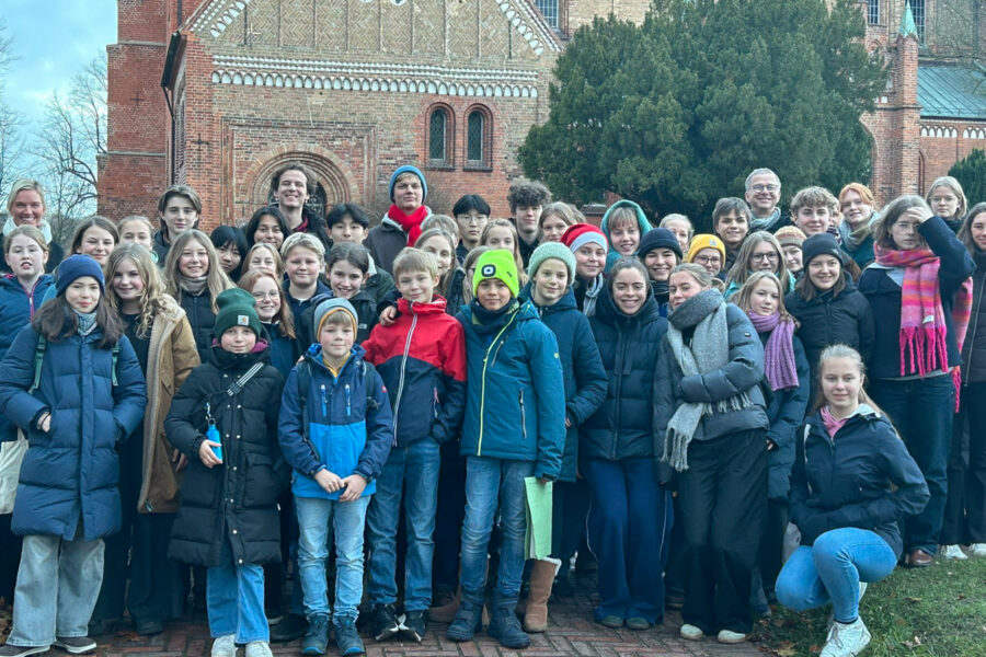 So löppt sick denn woll allens trecht- die Krippenspielschar auf Probenfahrt in Ratzeburg