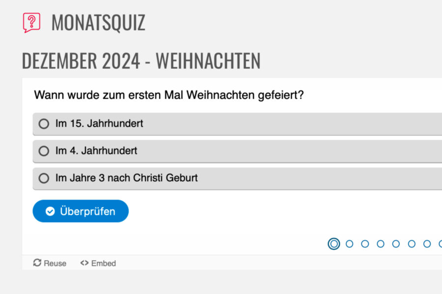 Das Weihnachtsquiz ist da!