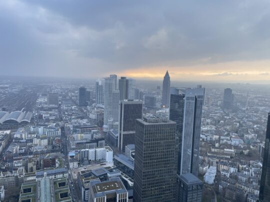 Klassenfahrt der 10d nach Frankfurt