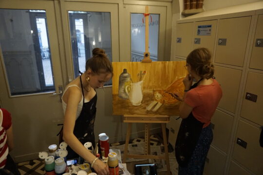 live-painting 2 beim Klosterfest 2025