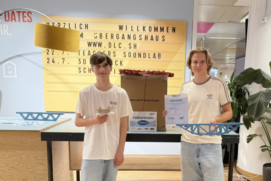 Titel erfolgreich verteidigt! - 3D-Druck-Brückenwettbewerb