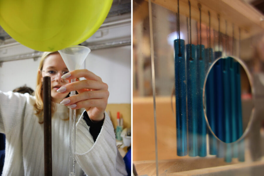 Klangobjekte zur 800 Jahrfeier des Katharinenklosters