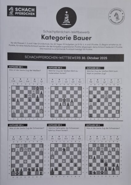 Neuigkeiten aus der Schach-AG