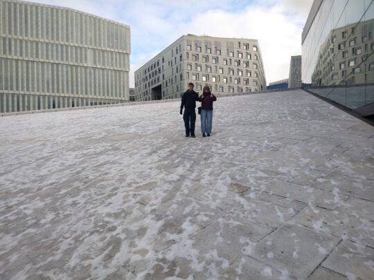 Ein Besuch in der 'neuen Oper' in Oslo.