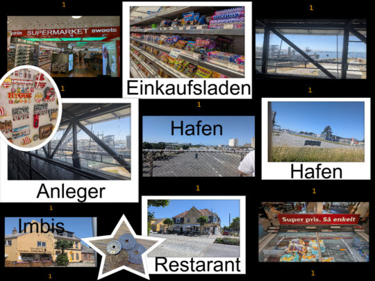 Hafen und Einkaufen in Dänemark