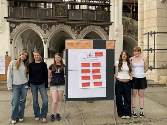 Abschluss des Schuljahresprojektes „Französische Spuren in Lübeck“
