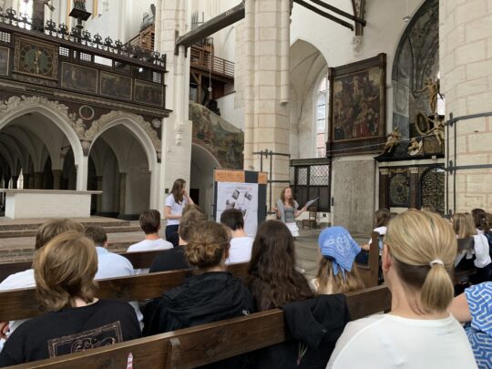 Abschluss des Schuljahresprojektes „Französische Spuren in Lübeck“