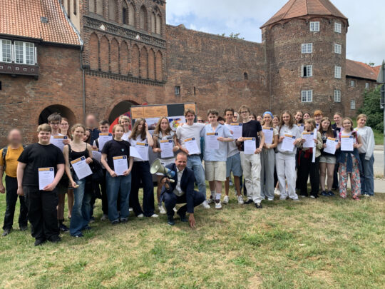 Abschluss des Schuljahresprojektes „Französische Spuren in Lübeck“